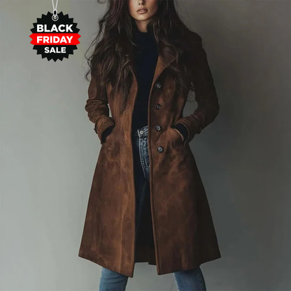 Adela™ | Elegant lång kappa - Slut på kollektionen 70 %