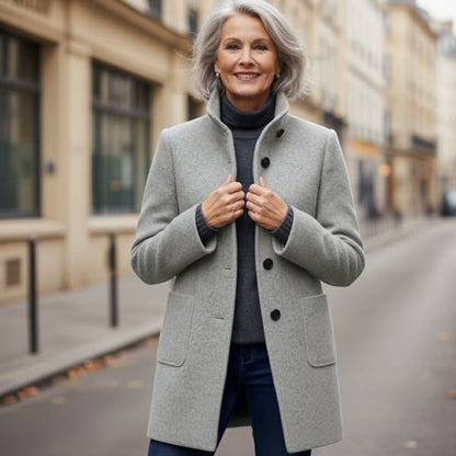 JulietteCannes™ | Elegant Kappa i Ull - Slut på Kollektionen 60 %