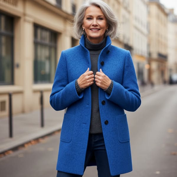 JulietteCannes™ | Elegant Kappa i Ull - Slut på Kollektionen 60 %