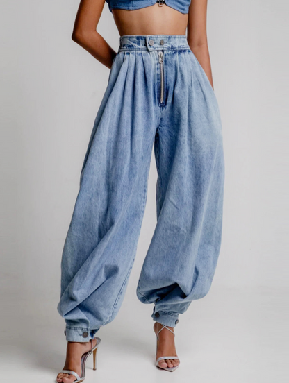 Una™ | Högmidjade Ballongjeans