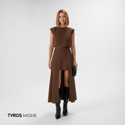 Anna™ | Tvådelat set med lång kjol - Slut på kollektionen 60 %