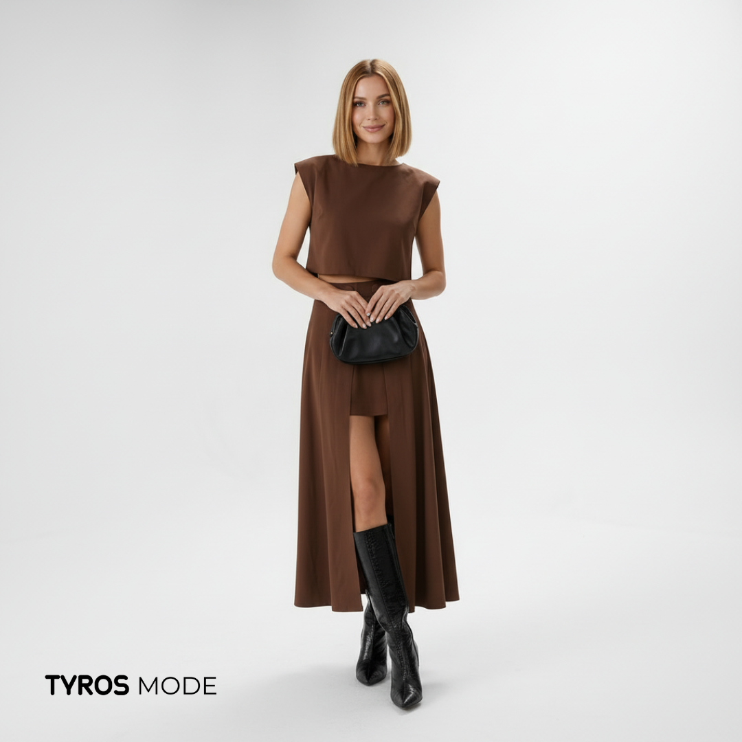 Anna™ | Tvådelat set med lång kjol - Slut på kollektionen 60 %