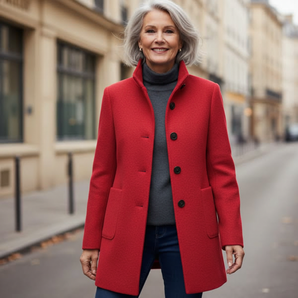 JulietteCannes™ | Elegant Kappa i Ull - Slut på Kollektionen 60 %