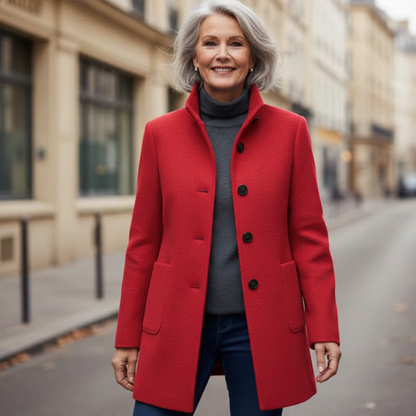 JulietteCannes™ | Elegant Kappa i Ull - Slut på Kollektionen 60 %
